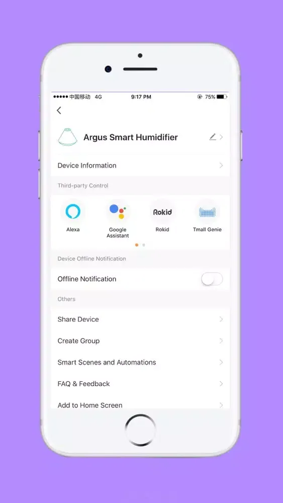 Screenshot di Argus Smart