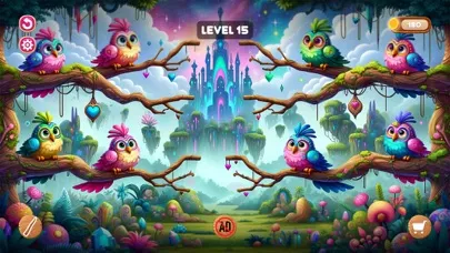 Скриншоты Bird color sort: Birds game