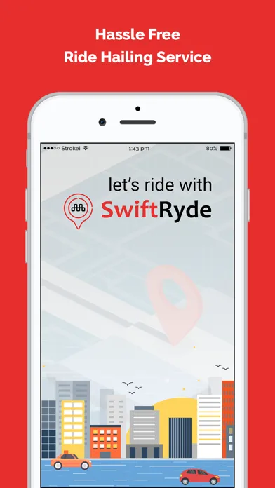SwiftRyde - Passenger Ekran Görüntüleri