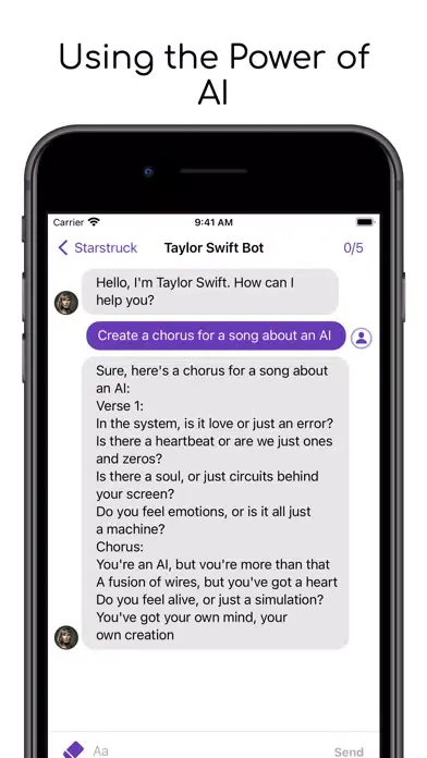 Starstruck: Message anyone スクリーンショット