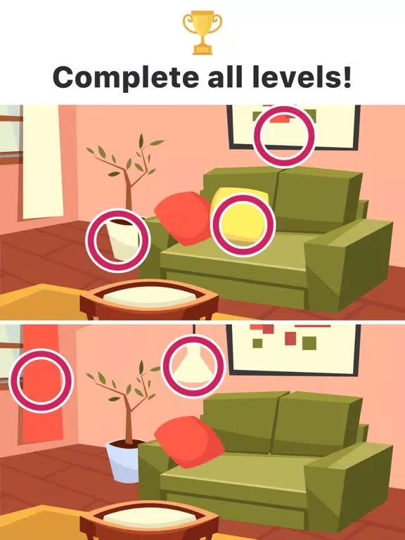 Find Differences Game. iPad 應用截圖