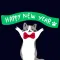 New Year Cats Stickers 2025