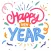Happy New Year 2025! Stickers