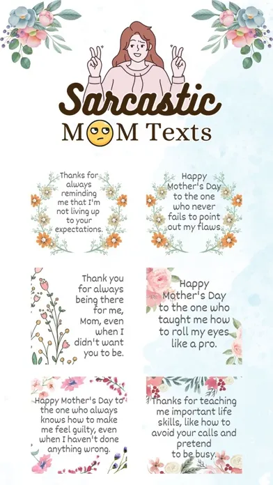 Скриншоты Hilarious Mom Texts One-liners