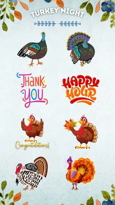 100+ Thanksgiving Day Stickers سکرین شاٹس
