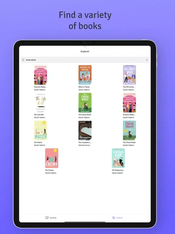 Captures d'écran de Booklog - Book Tracker iPad 