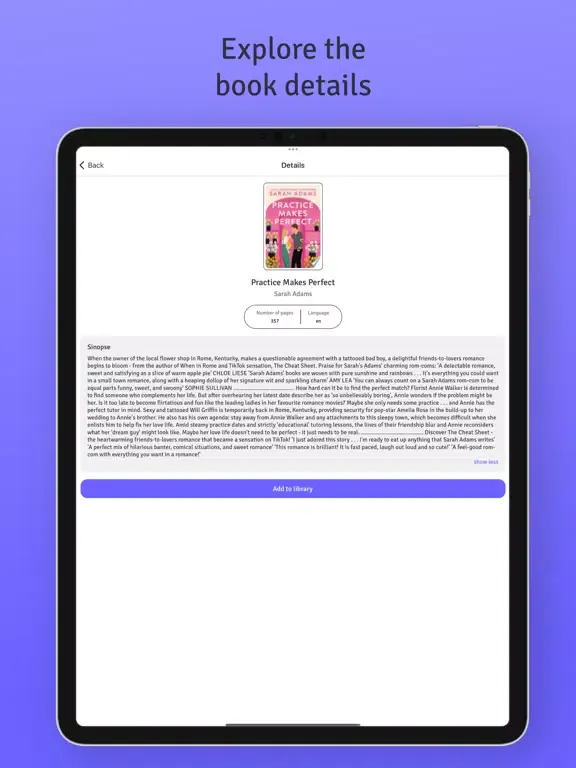Captures d'écran de Booklog - Book Tracker iPad 