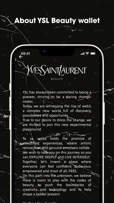 Tangkapan skrin YSLBeautyWallet
