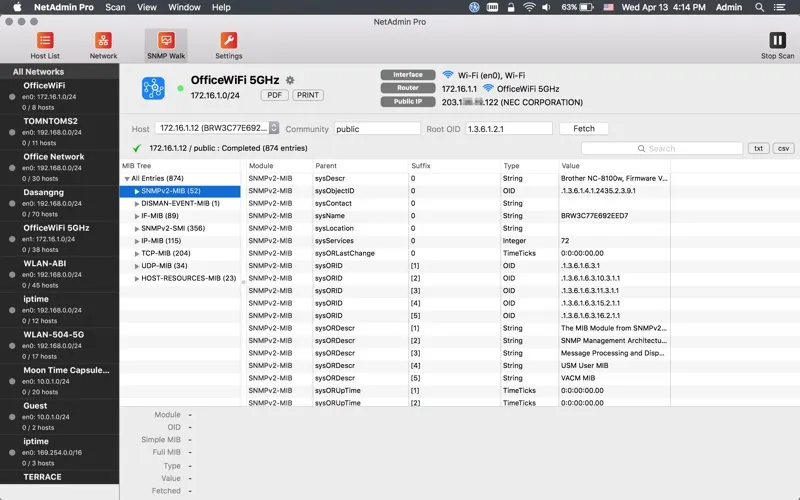NetAdmin Pro - network scanner应用截图