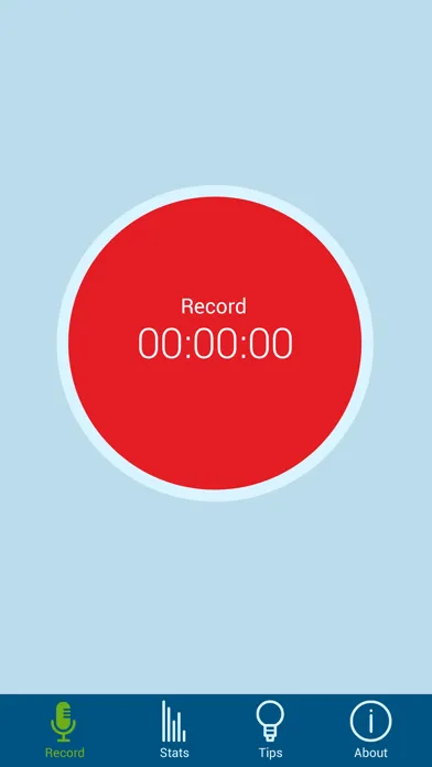 The Snoring Analyzer スクリーンショット