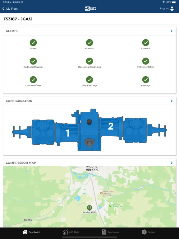 Captures d'écran de Ariel Fleet Manager iPad 