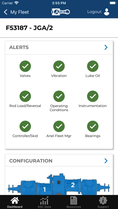 Captures d'écran de Ariel Fleet Manager