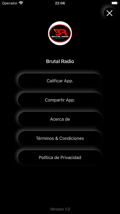 Captures d'écran de Brutal Radio