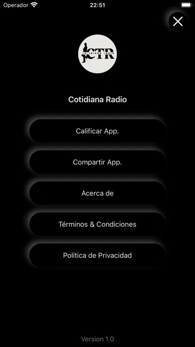 Captures d'écran de Cotidiana Radio