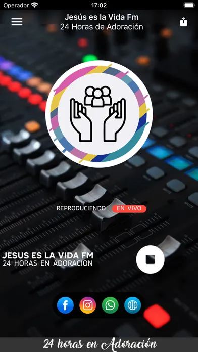 Tangkapan skrin Jesus Es La Vida FM