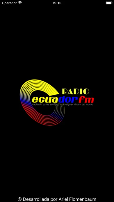 Capturas de tela do Radio Ecuador FM