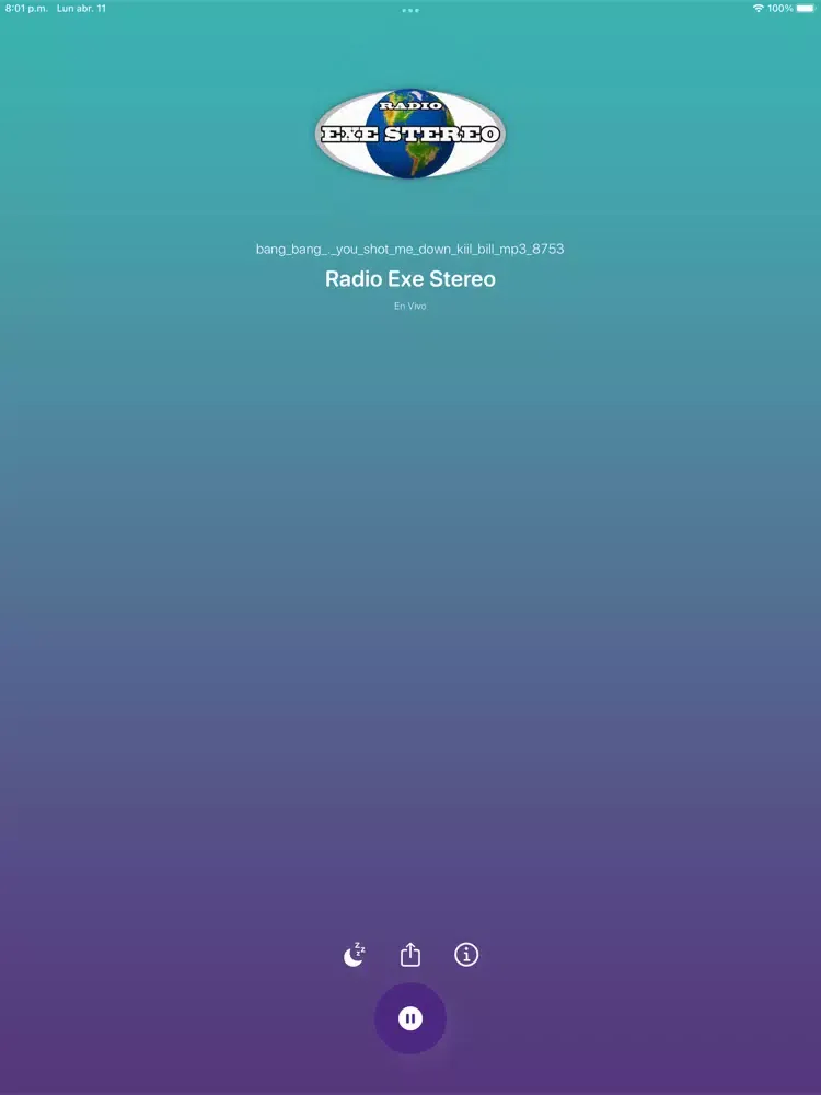 Radio Exe Stereo iPad  स्क्रीनशॉट