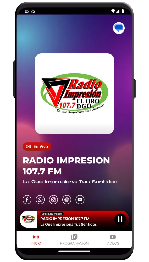 Radio Impresion 107.7 FM Screenshots