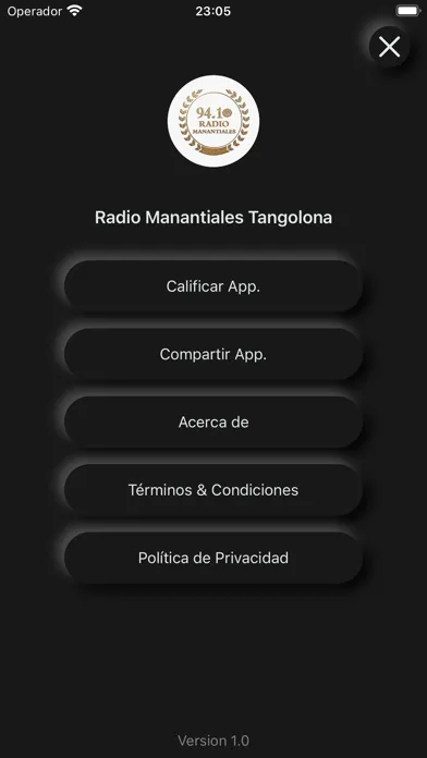 Capturas de tela do Radio Manantiales Tangolona