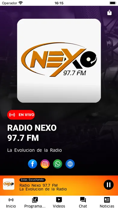 Скриншоты Radio Nexo 97.7 FM