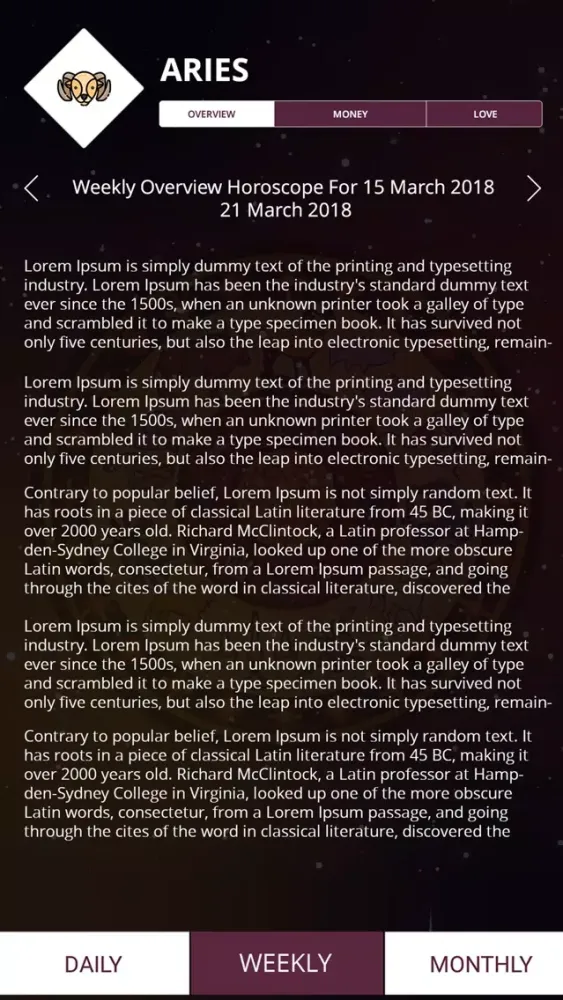 Aries Daily Horoscopes應用截圖