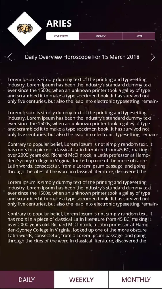 Aries Daily Horoscopes應用截圖