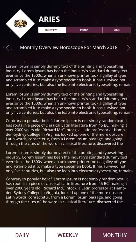Aries Daily Horoscopes應用截圖