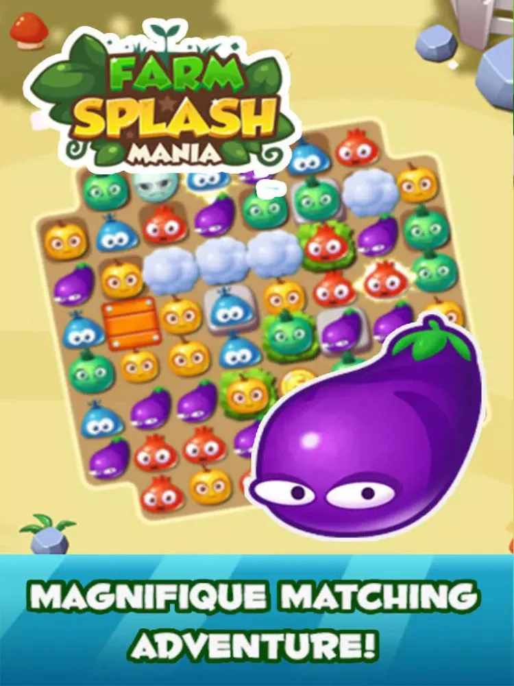 Farm Splash Mania - Fun match 3 garden game iPad  스크린샷
