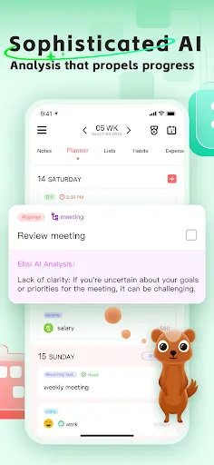 Elisi - Structured planner Ekran Görüntüleri