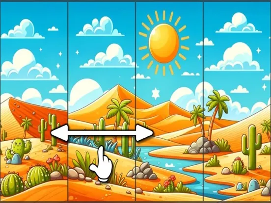 Captures d'écran de Horizontal Puzzle Game > XX24 iPad 