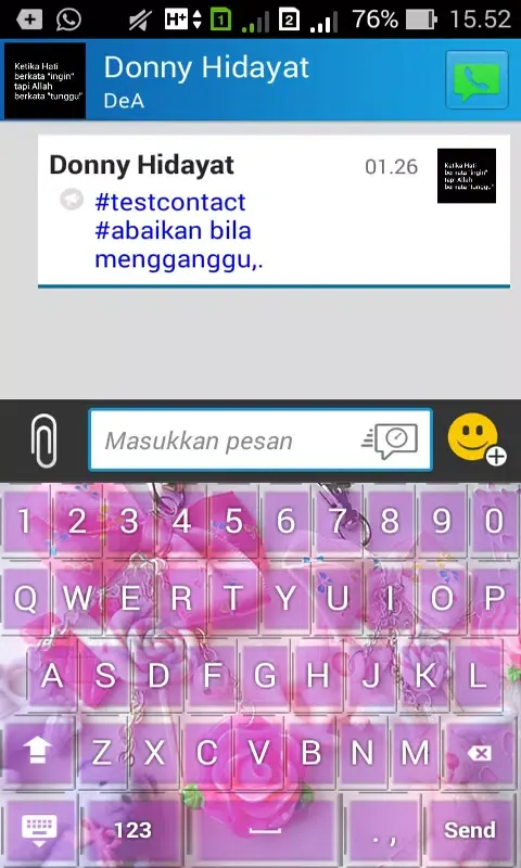 Feminim Girl Keyboard Screenshots