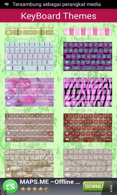 Feminim Girl Keyboard Screenshots