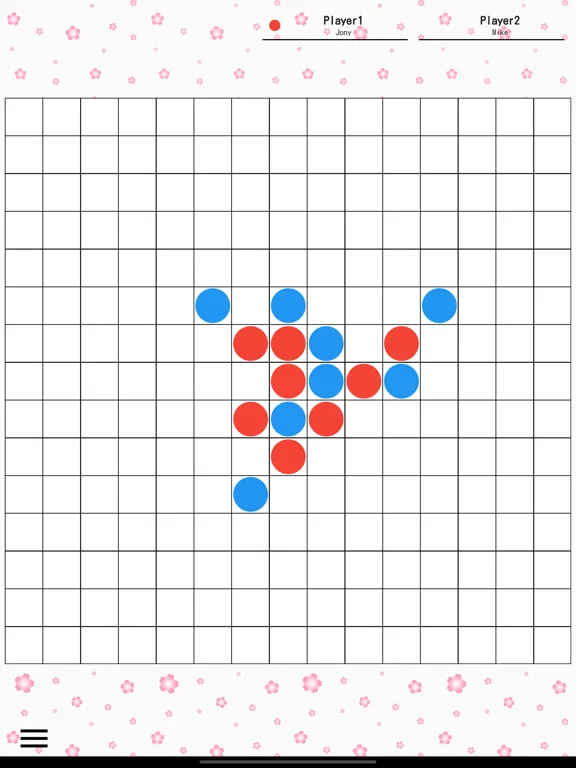 Five in a row (tic tac toe) iPad  Screenshots
