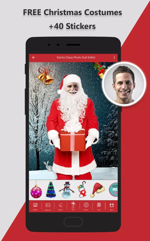 Santa Claus Photo Suit Editor 2018 Screenshots