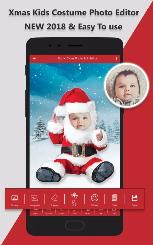 Santa Claus Photo Suit Editor 2018 Screenshots