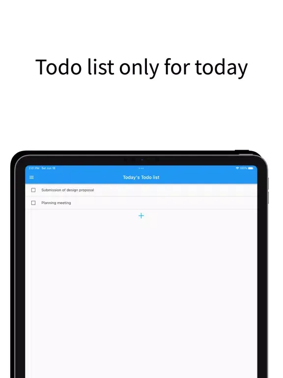 1day ToDoList iPad  Screenshots
