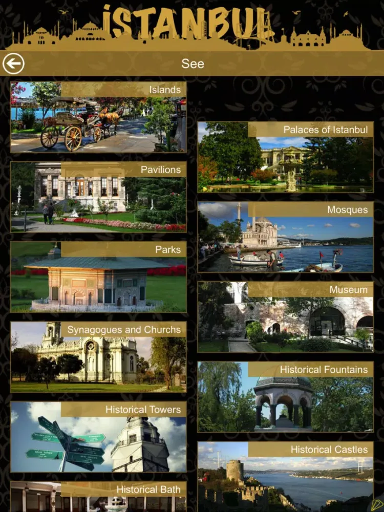 تصاویر Istanbul City Guide iPad 