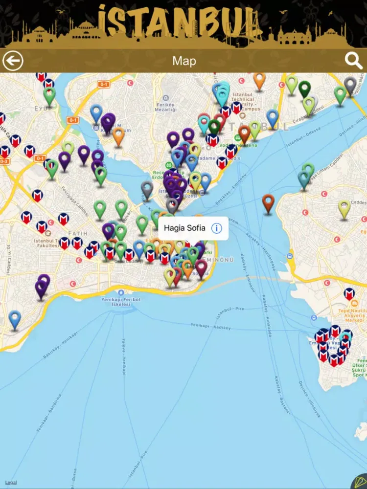 تصاویر Istanbul City Guide iPad 