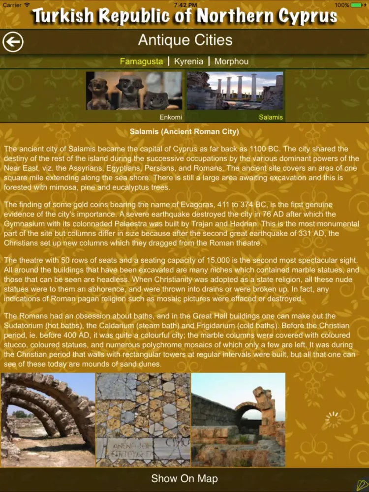 Northern Cyprus Guide iPad  Screenshots
