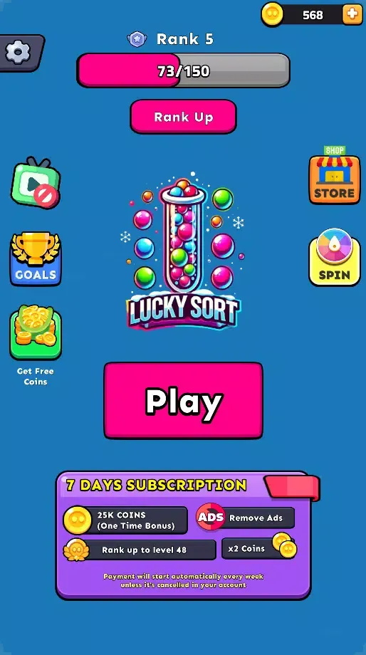 Ảnh chụp màn hình của Lucky IQ - Puzzel Color Game