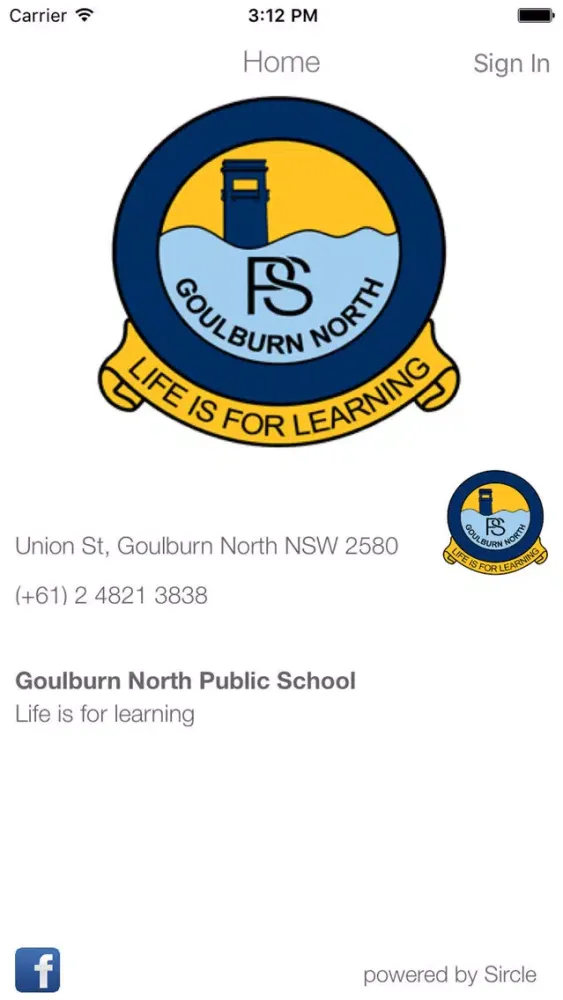 Ảnh chụp màn hình của Goulburn North Public School
