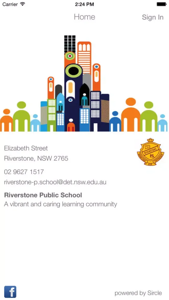 Ảnh chụp màn hình của Riverstone Public Shool