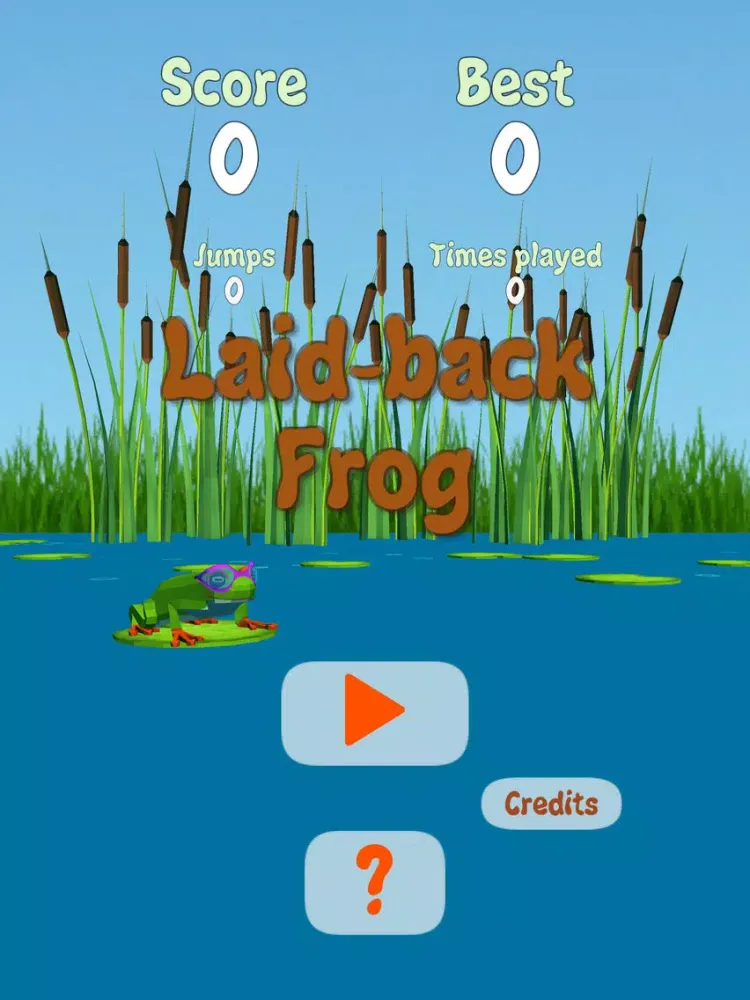 Tangkapan skrin Laid-Back Frog iPad 