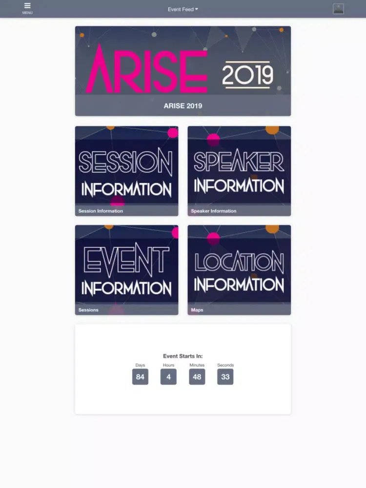 Capturas de pantalla de ARISE 2019 iPad 