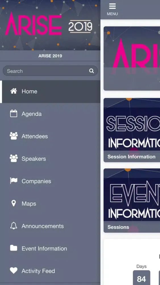 Capturas de pantalla de ARISE 2019