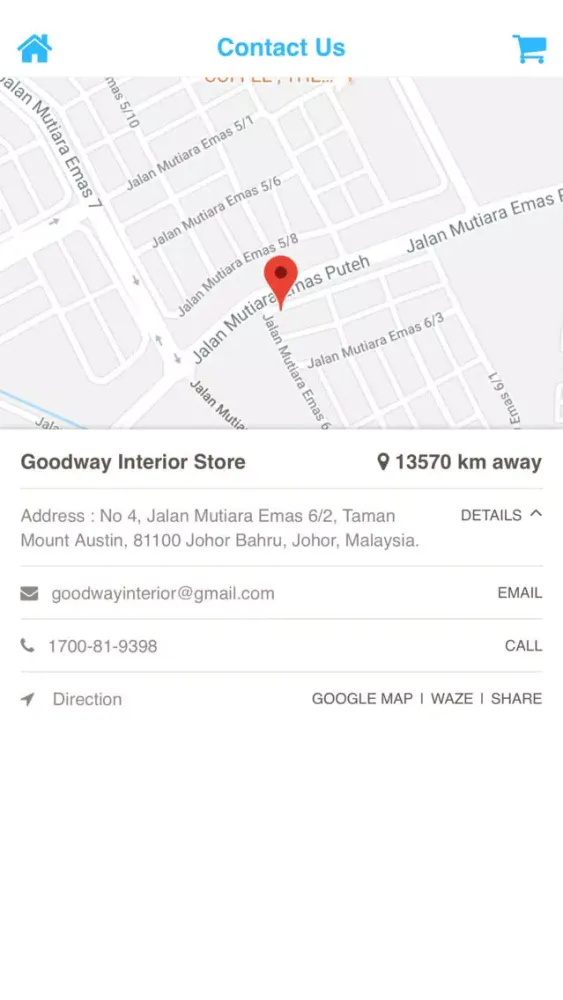 Capturas de tela do Goodway Interior Store