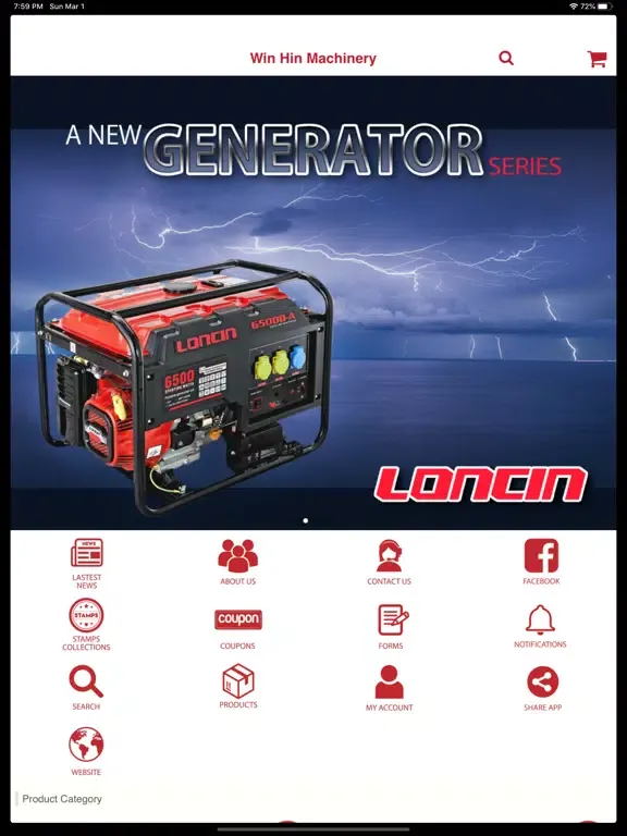 Capturas de pantalla de Win Hin Machinery iPad 