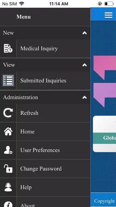 Ảnh chụp màn hình của Medinfo Intake App