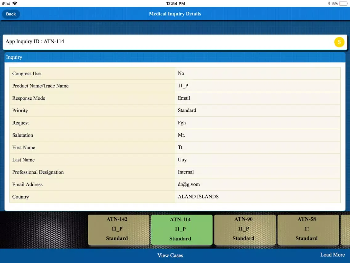 EMD Medinfo App iPad  Screenshots