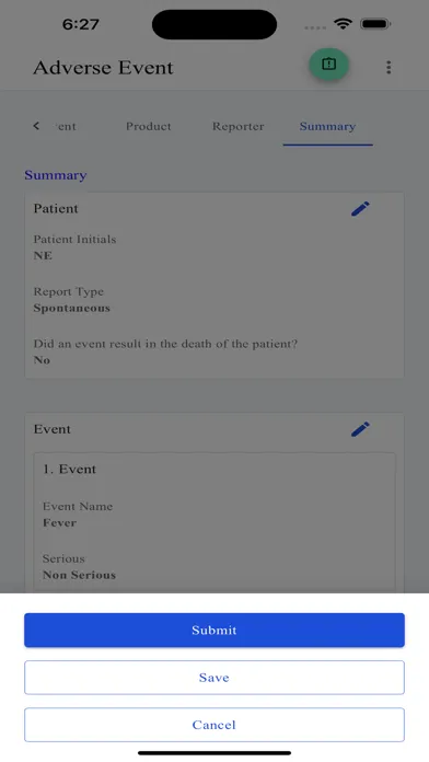 LifeSphere Reporter Screenshots